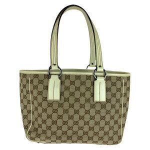 Gucci tote canvas Tan bag GG Beige shoulder